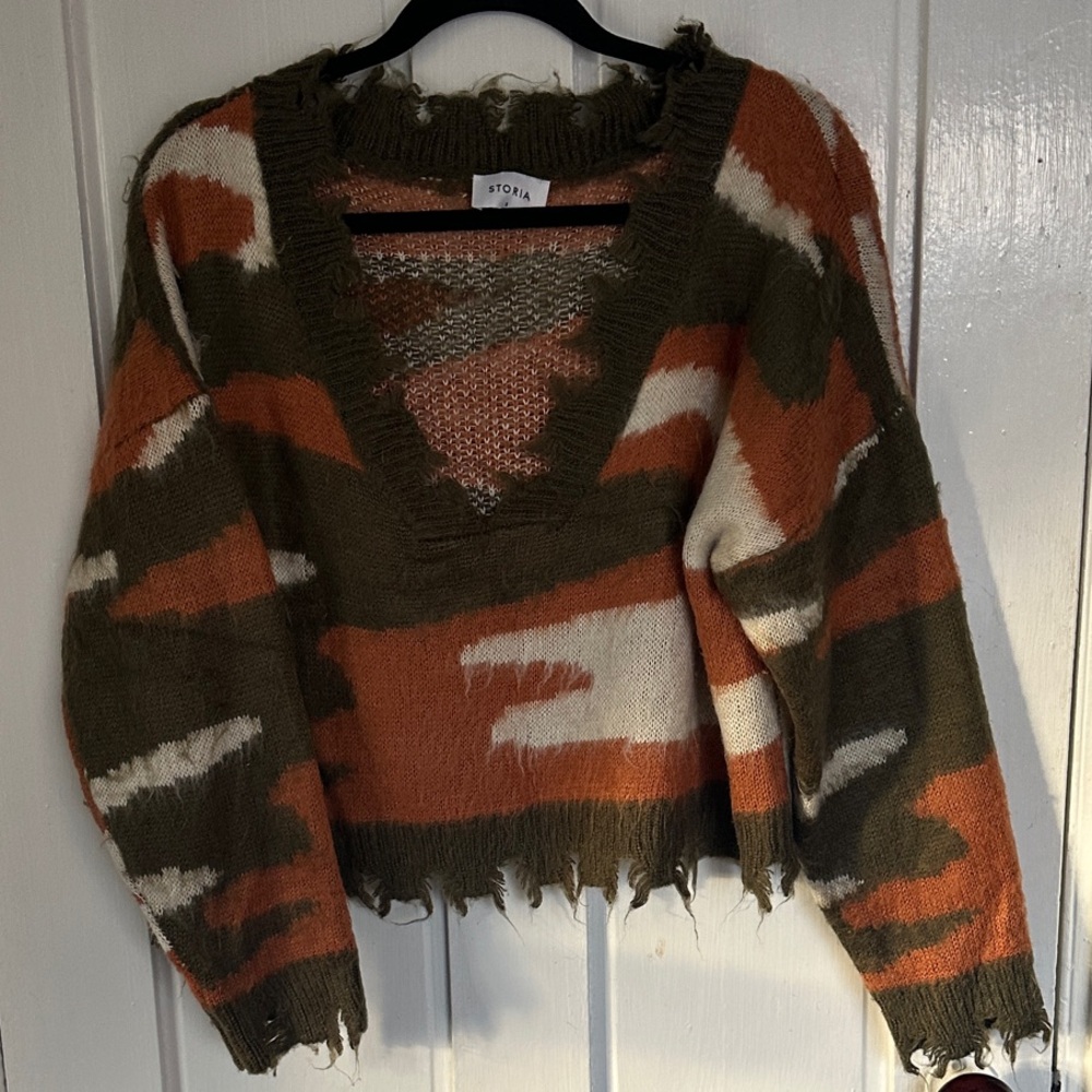 Stylish Camouflage Sweater